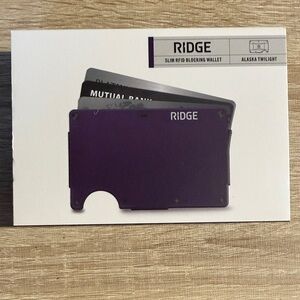 Ridge Purple Key & Card Holder